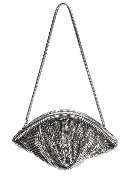 Draped chainmail clutch