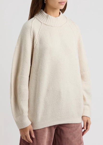 Sunbeam ribbed cotton-blend jumper