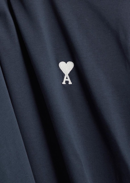 Logo-embroidered cotton T-shirt