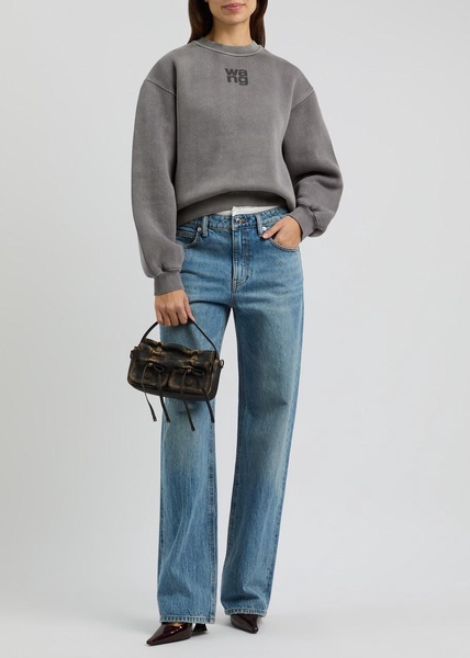 Logo cotton-blend sweatshirt 