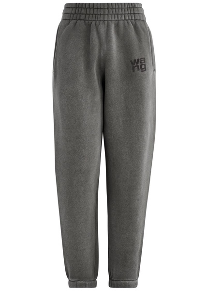 Faded cotton-blend sweatpants