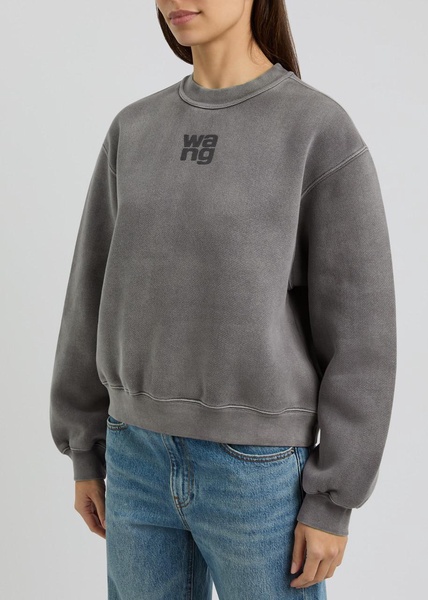Logo cotton-blend sweatshirt 