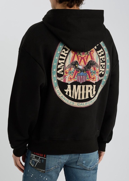 Eagle hooded cotton sweatshirt 