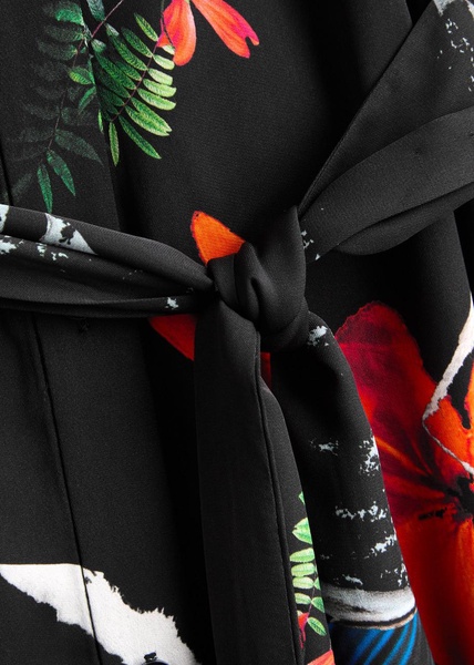 Chassidy printed maxi shirt dress