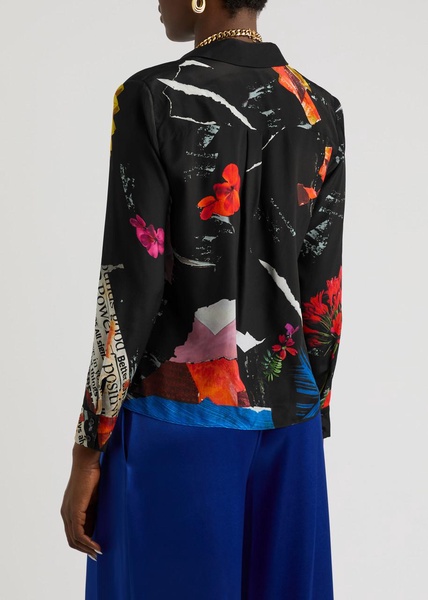 Willa printed silk shirt