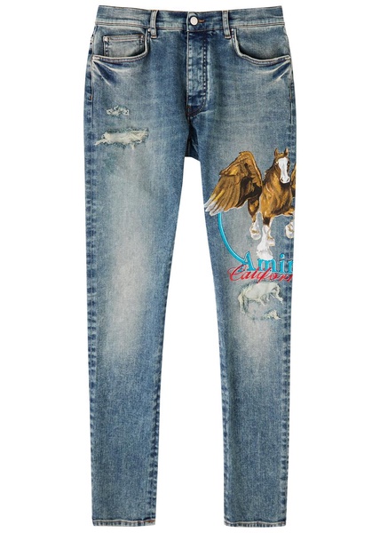 Pegasus distressed skinny jeans 
