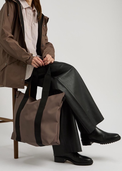 Mini rubberised tote 