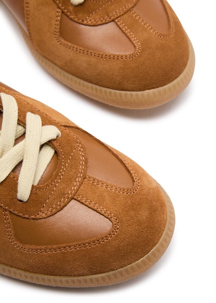 Replica panelled leather sneakers
