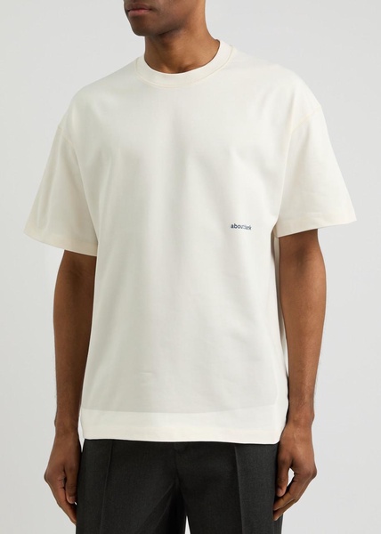 Registered logo-print cotton T-shirt