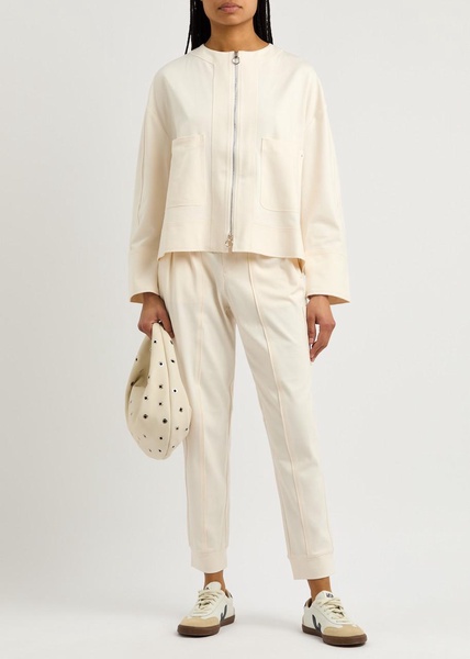 Symmetry panelled stretch-jersey jacket