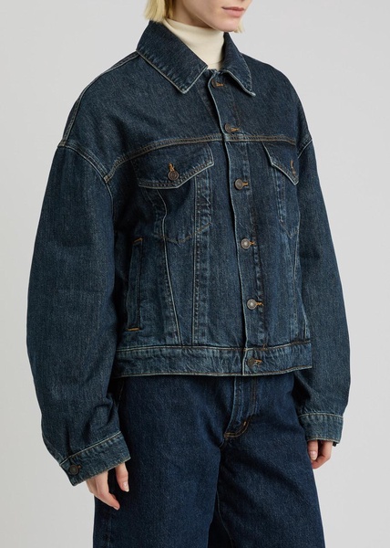 Dalton Balloon panelled denim jacket