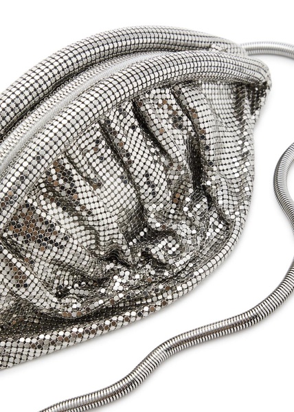 Draped chainmail clutch