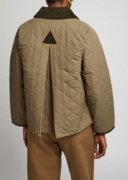 Anise quilted shell jacket