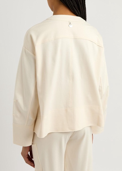 Symmetry panelled stretch-jersey jacket