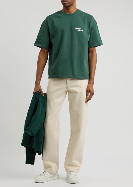 Defender logo-print cotton T-shirt