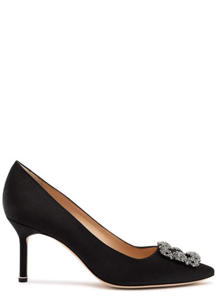 Hangisi 75 silk-satin pumps