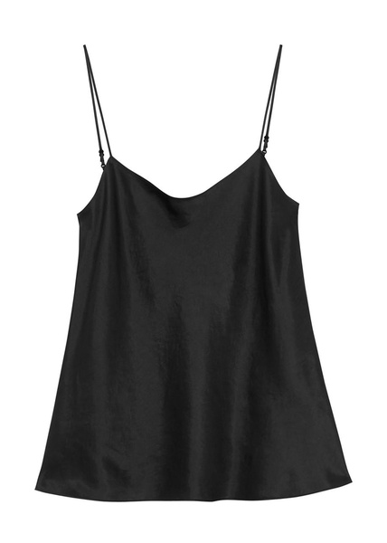 Hammered satin top