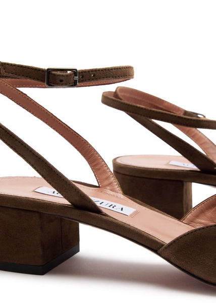 French Flirt 35 panelled suede pumps 