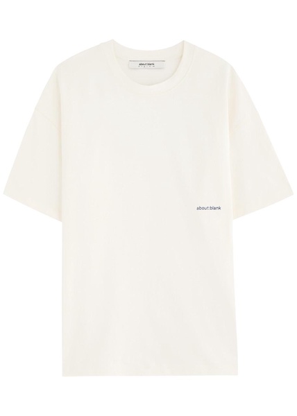 Registered logo-print cotton T-shirt