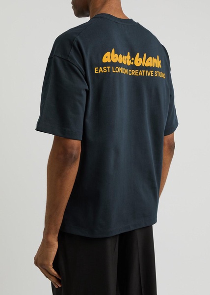 Zev logo-print cotton T-shirt