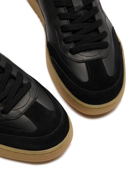 Dice T-Toe panelled leather sneakers