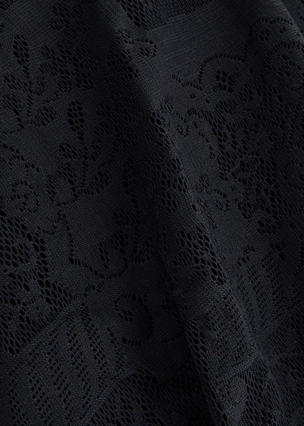 Joyful cropped lace cardigan 