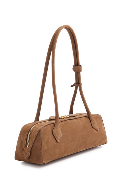 Le Teckel medium nubuck shoulder bag