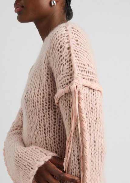 Open-knit jumper