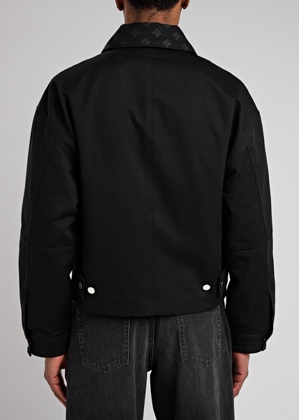 MA Quad logo-jacquard twill jacket