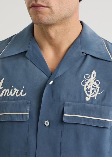 Saturday Night embroidered woven shirt
