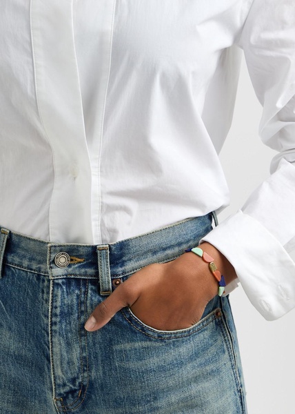 Fantasma Empanada gemstone and 9kt gold bracelet