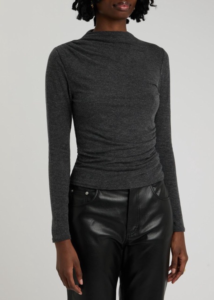 Joelle ruched knitted top 