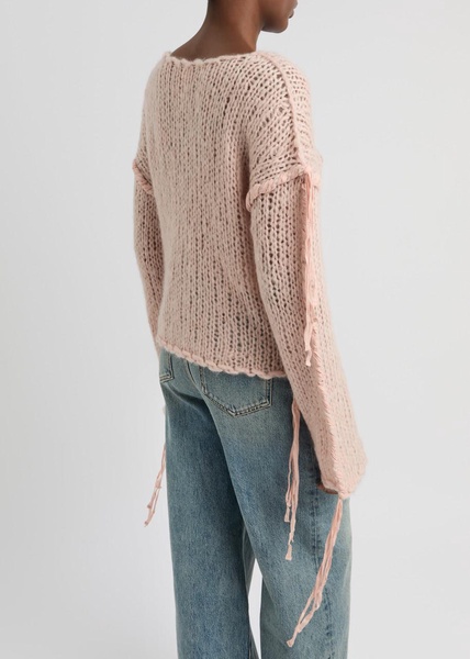 Open-knit jumper