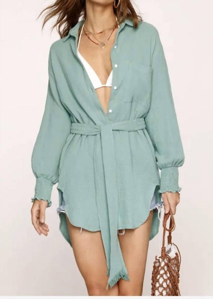 gellar tunic in green