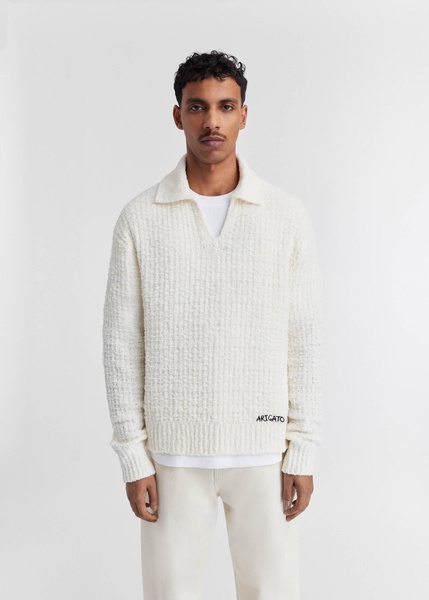 Scale Polo Sweater