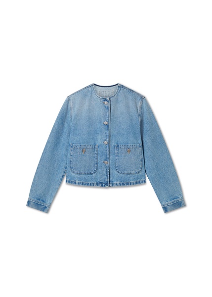 Deia Collarless Jacket