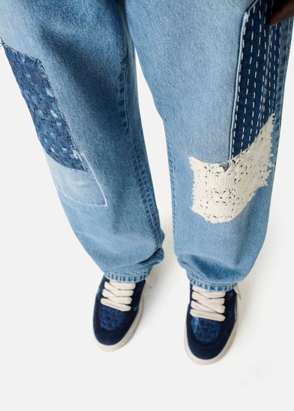 Patchwork Relaxed Jeans