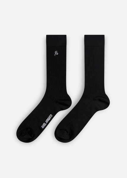 A LOGO SILK SOCKS