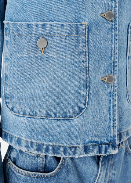 Deia Collarless Jacket