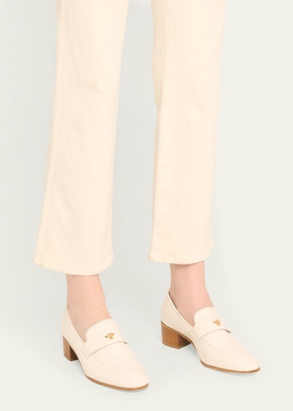 Leather Heeled Loafers