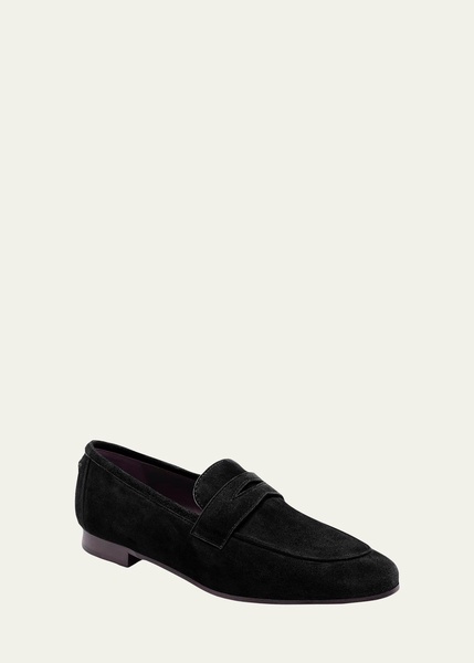 Suede Slip-On Penny Loafer