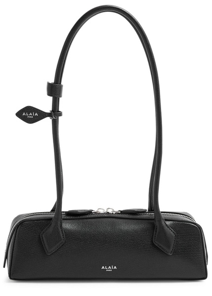 Le Teckel small grained leather shoulder bag