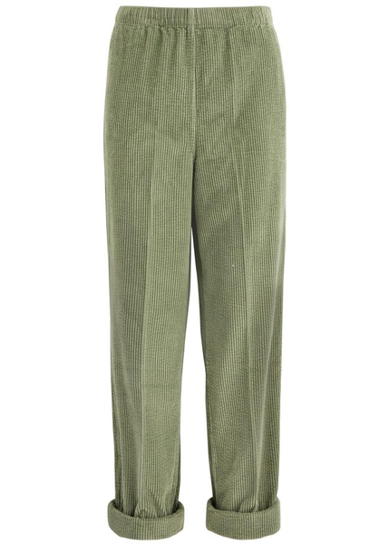 Padow cropped tapered corduroy trousers