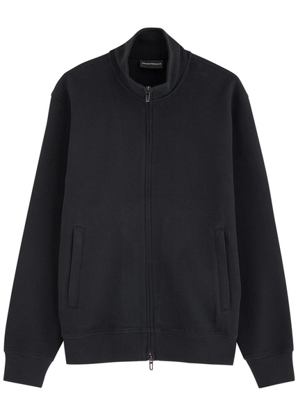 Waffle-knit jersey jacket 