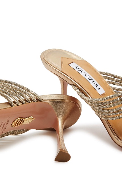 Gatsby 75 embellished leather mules 