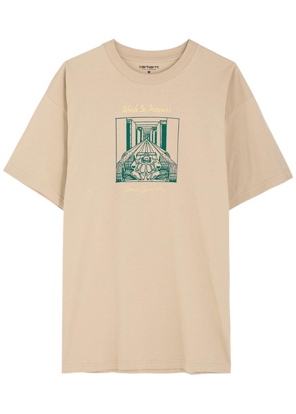 Racer cotton T-shirt