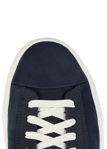 Darts panelled nubuck sneakers