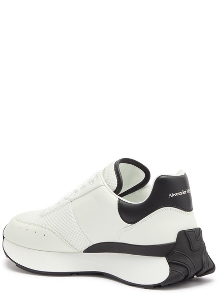 Panelled mesh sneakers 