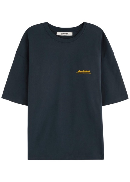 Zev logo-print cotton T-shirt