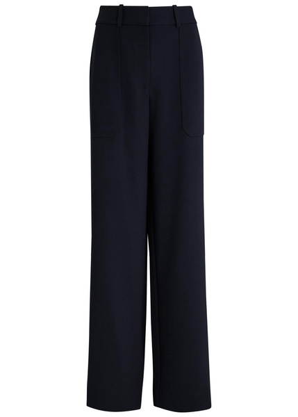 Cole straight-leg twill trousers
